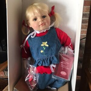 ❤️ Rare Annika Gotz Artist Doll by Bettine Klemm Sammler Collector Doll NIB